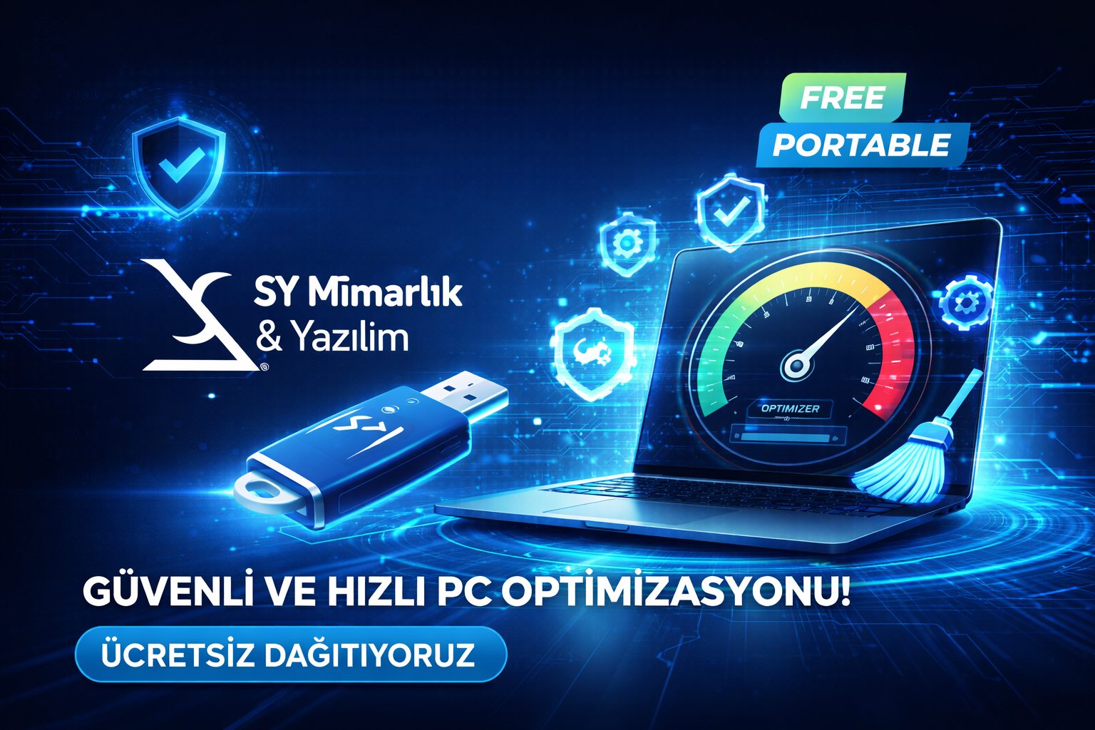 En İyi Ücretsiz Bilgisayar Temizleme | Hızlandırma Programı (Kurulum Gerektirmez - Portable)